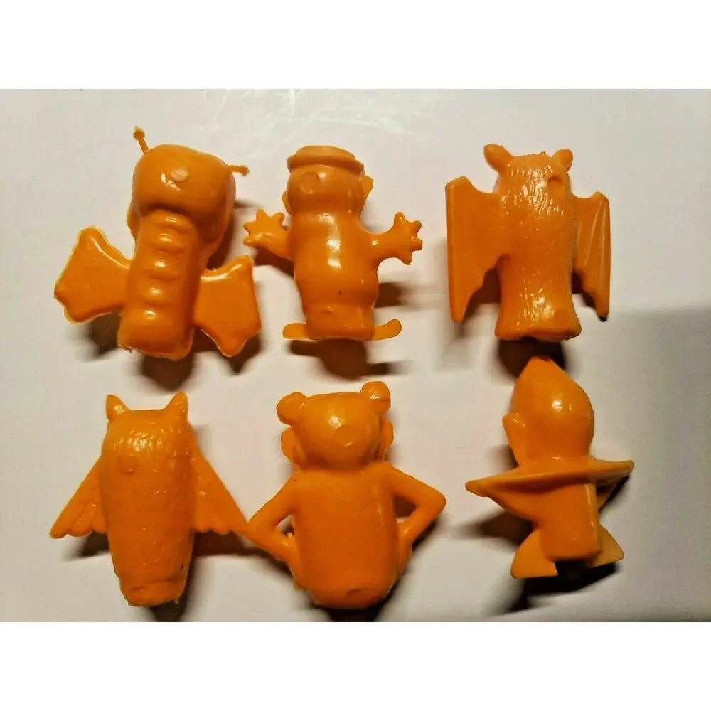 Vintage Boo Berry Count Chocula Frankenberry Pencil Toppers General Mills Orange